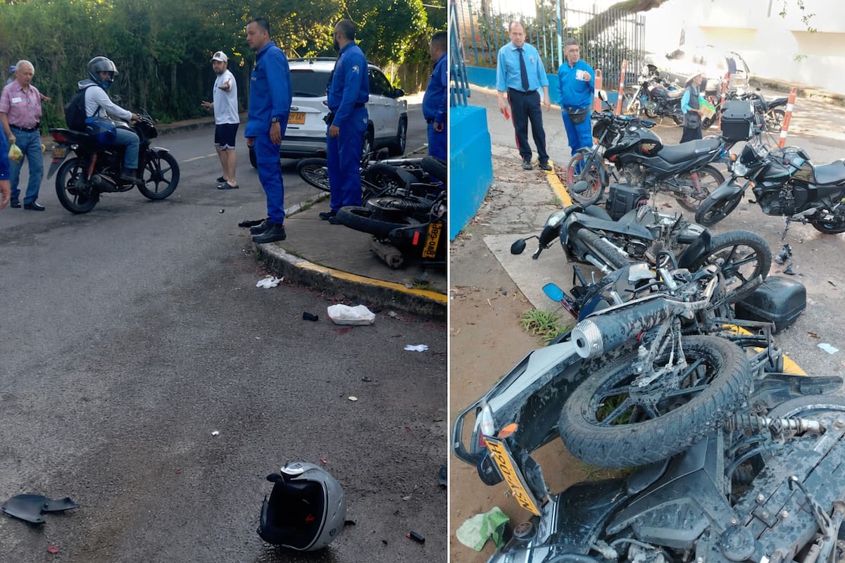 El motociclista resultó lesionado tras el incidente ocurrido en el barrio Provenza.