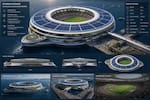 El Mundial se hace a la mar: El revolucionario proyecto de un estadio de fútbol flotante