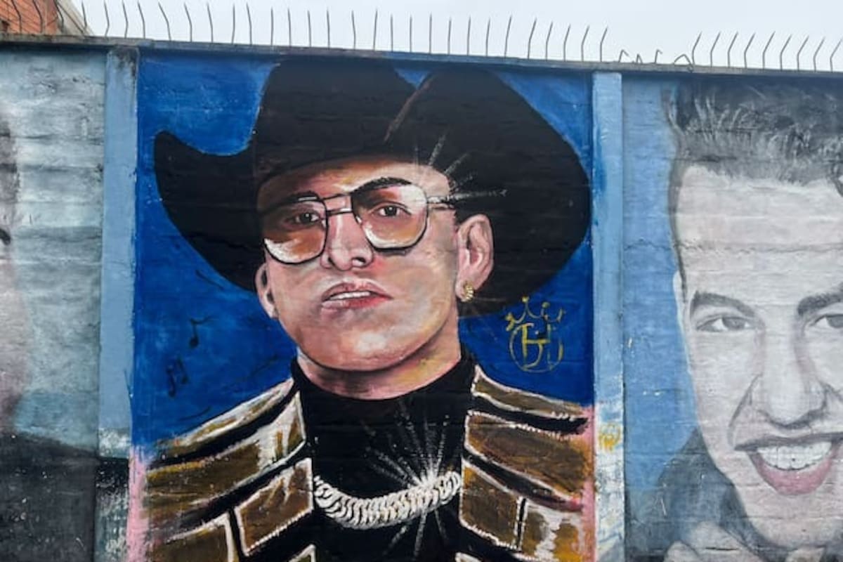 El mural de Yeison Jiménez en el callejón “Callarte”, en Bucaramanga, se ha convertido en un nuevo punto de encuentro para sus seguidores.