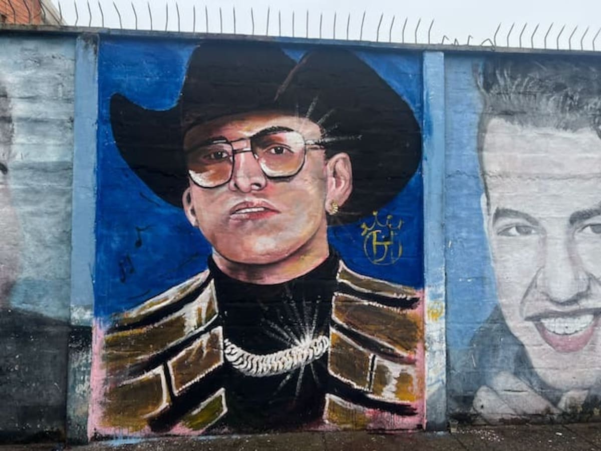 El mural de Yeison Jiménez en el callejón “Callarte”, en Bucaramanga, se ha convertido en un nuevo punto de encuentro para sus seguidores.