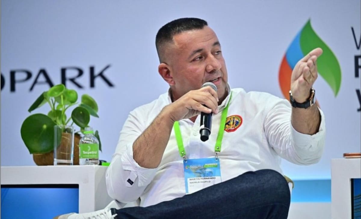 El nuevo presidente de la USO, Martín Ravelo Ravelo, habló sobre fracking, el futuro de la industria petrolera en el país y algunas de las misiones que tendrá al frente del sindicato petrolero más relevante de Colombia. | Cortesía VII Cumbre de Petróleo, gas y energía