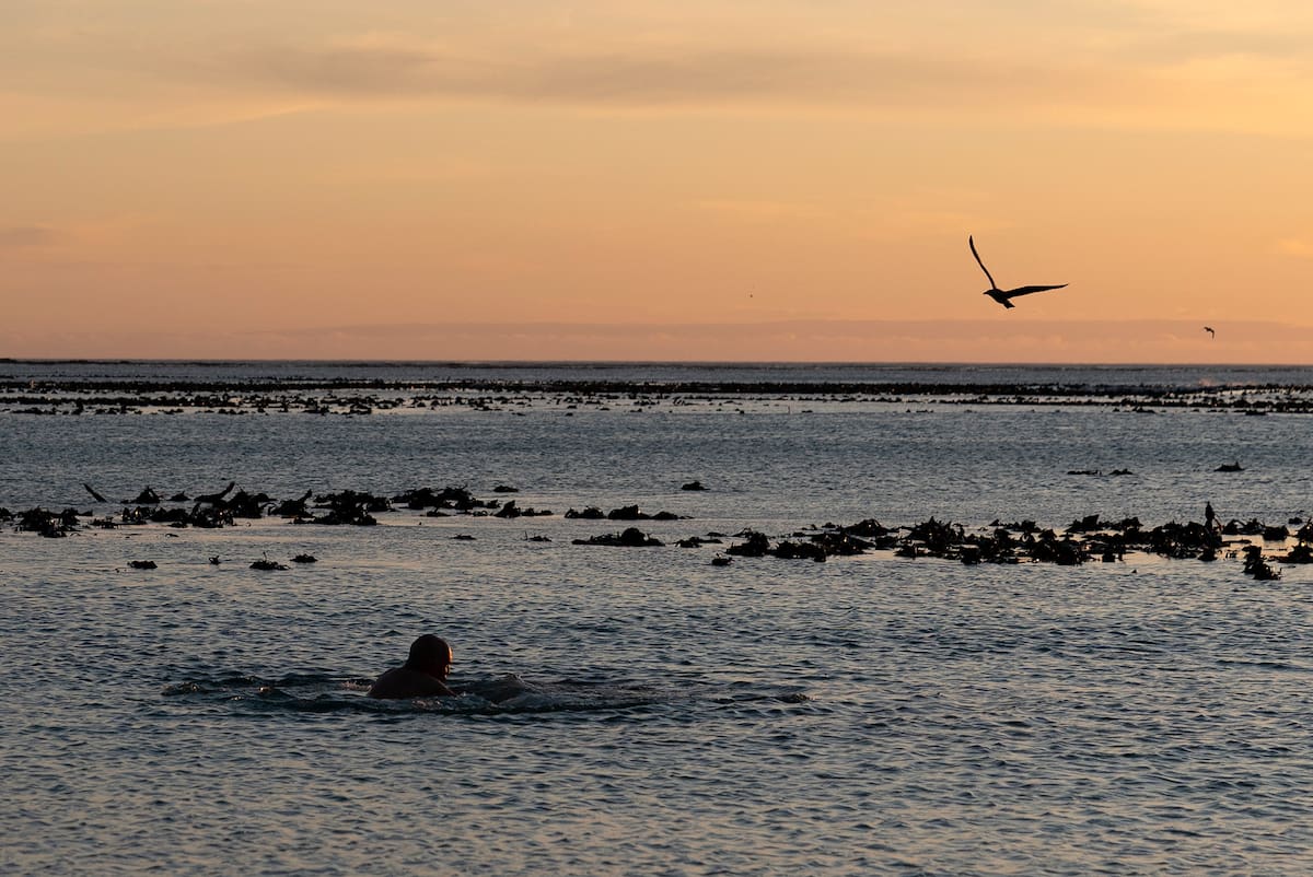 Imagen de archivo de una puesta de sol en el Oceáno Atlántico. EFE/EPA/NIC BOTHMA