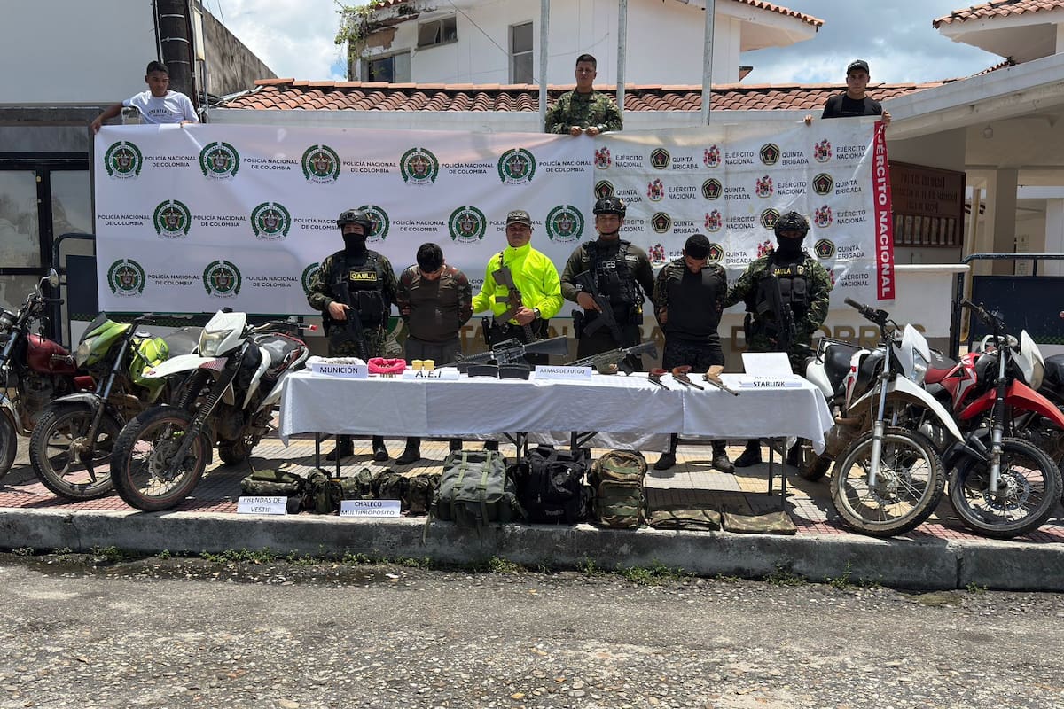 El operativo se desarrolló en el sector de San Rafael de Lebrija, donde las tropas enfrentaron a los señalados delincuentes.