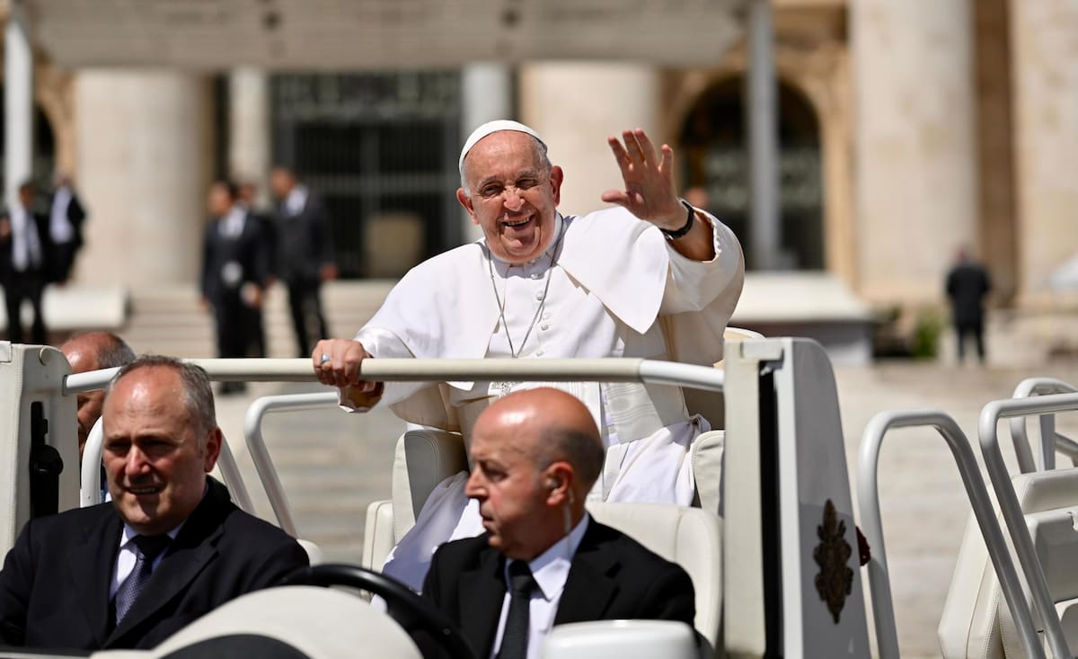 Imagen del 22 de mayo de 2024 del papa Francisco durante la audiencia de los miércoles. EFE/EPA/Alessandro Di Meo