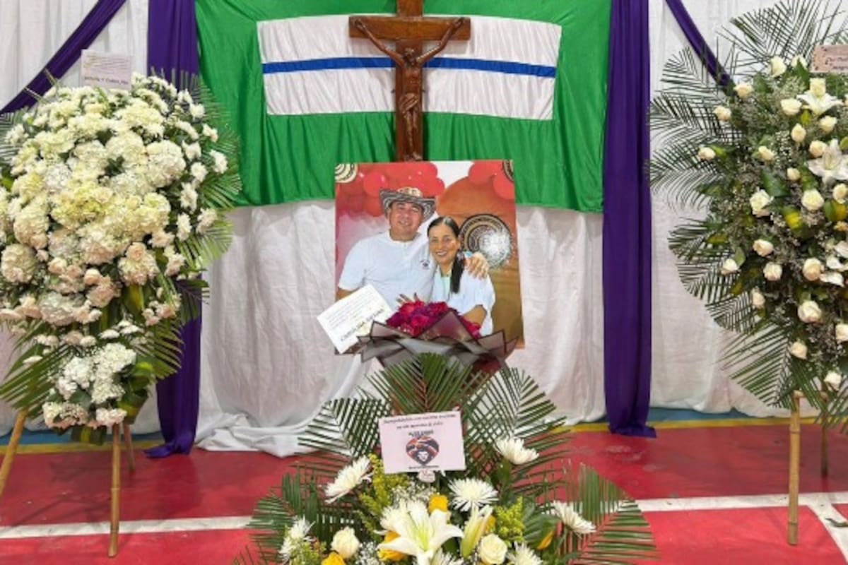 El Playón dio el último adiós a pareja que murió en accidente de tránsito en Bucaramanga