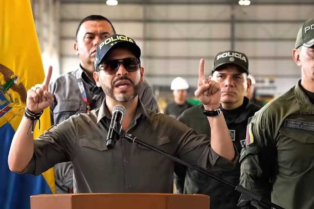 Operativo en Bogotá dejó 172 capturados y 114 allanamientos. La Policía incautó armas, granadas, celulares y drogas; dos detenidos son señalados por delitos graves en la capital el miércoles. Foto: captura de pantalla tomada de la cuenta de X del presidente @ABDELAESPRIELLA