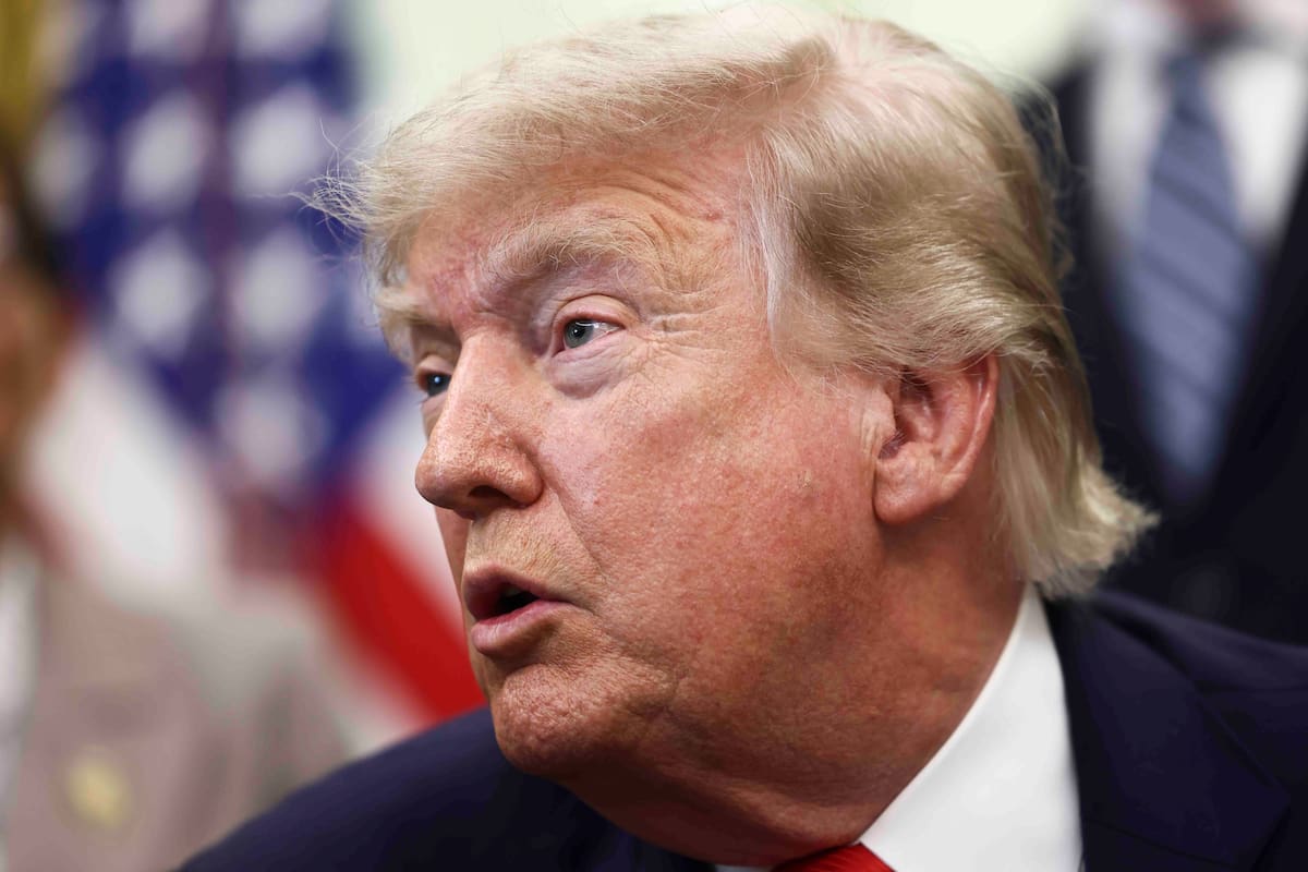 El presidente de Estados Unidos, Donald Trump. // Foto: EFE - JIM LO SCALZO.