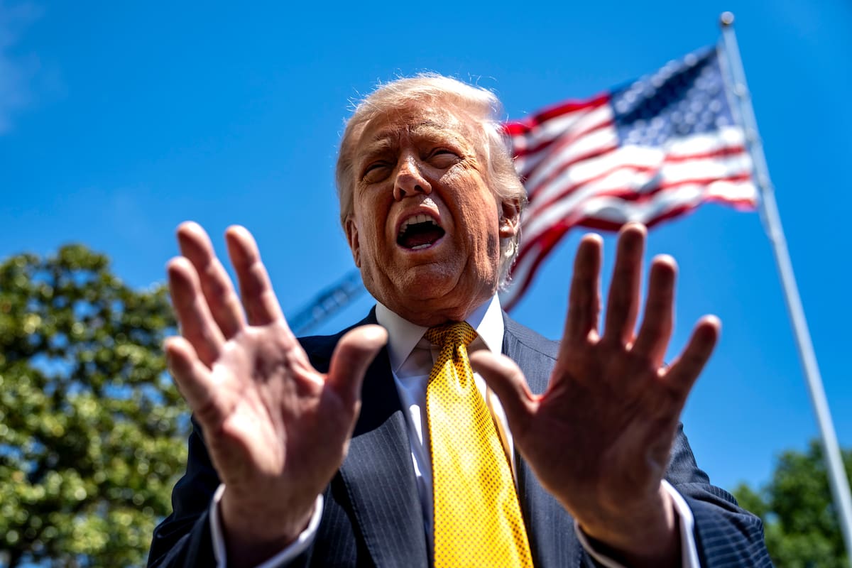 El presidente de Estados Unidos, Donald Trump. // Foto: EFE/EPA/BONNIE CASH / POOL