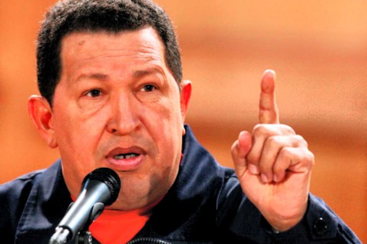 El presidente de Venezuela, Hugo Chávez.