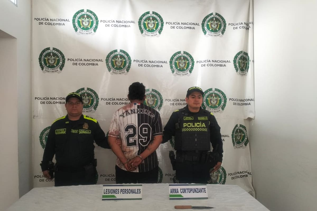 El presunto agresor, conocido con el alias de 'El Gato', fue capturado por la Policía minutos después del ataque.