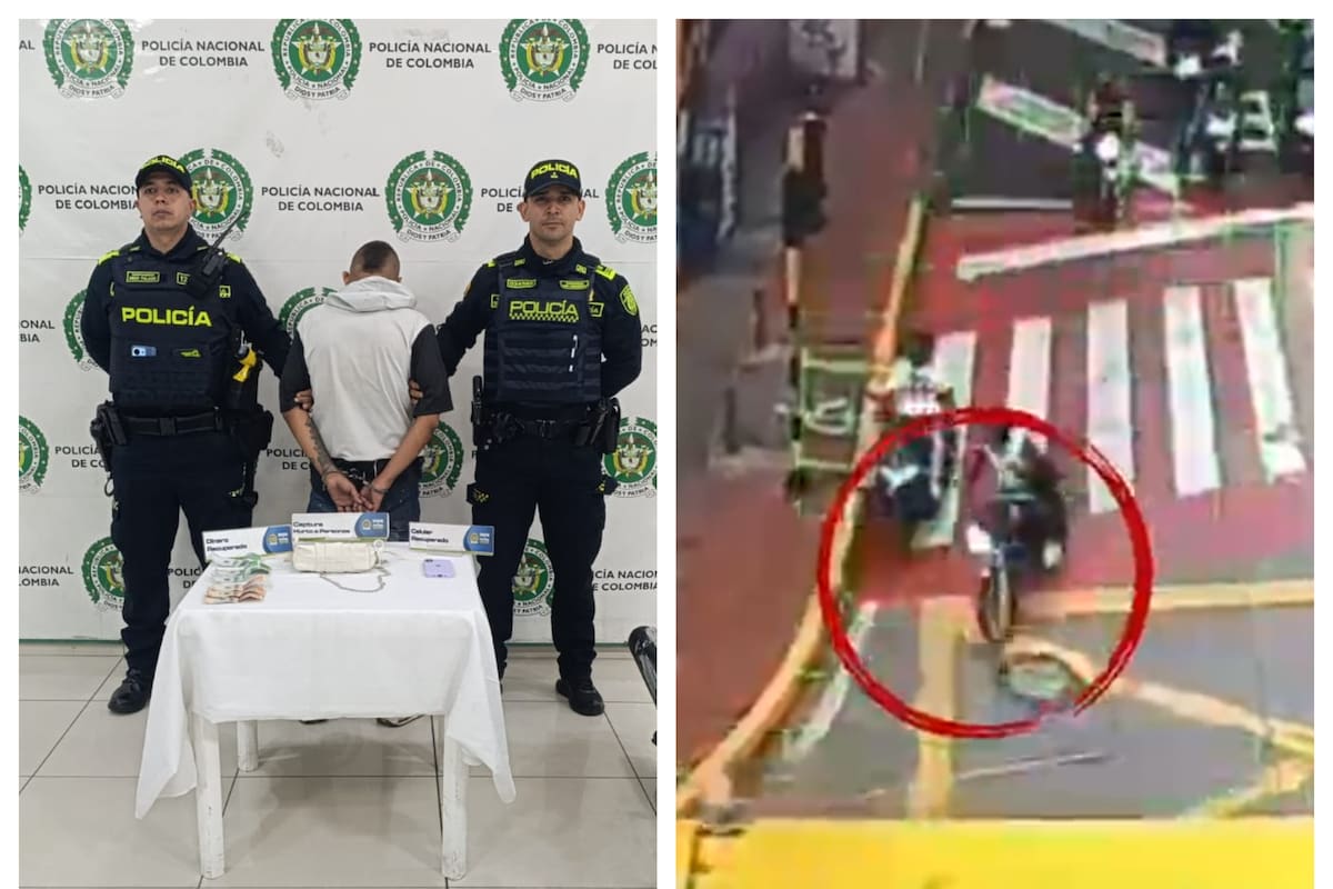 El presunto responsable fue capturado luego del seguimiento mediante cámaras de seguridad.