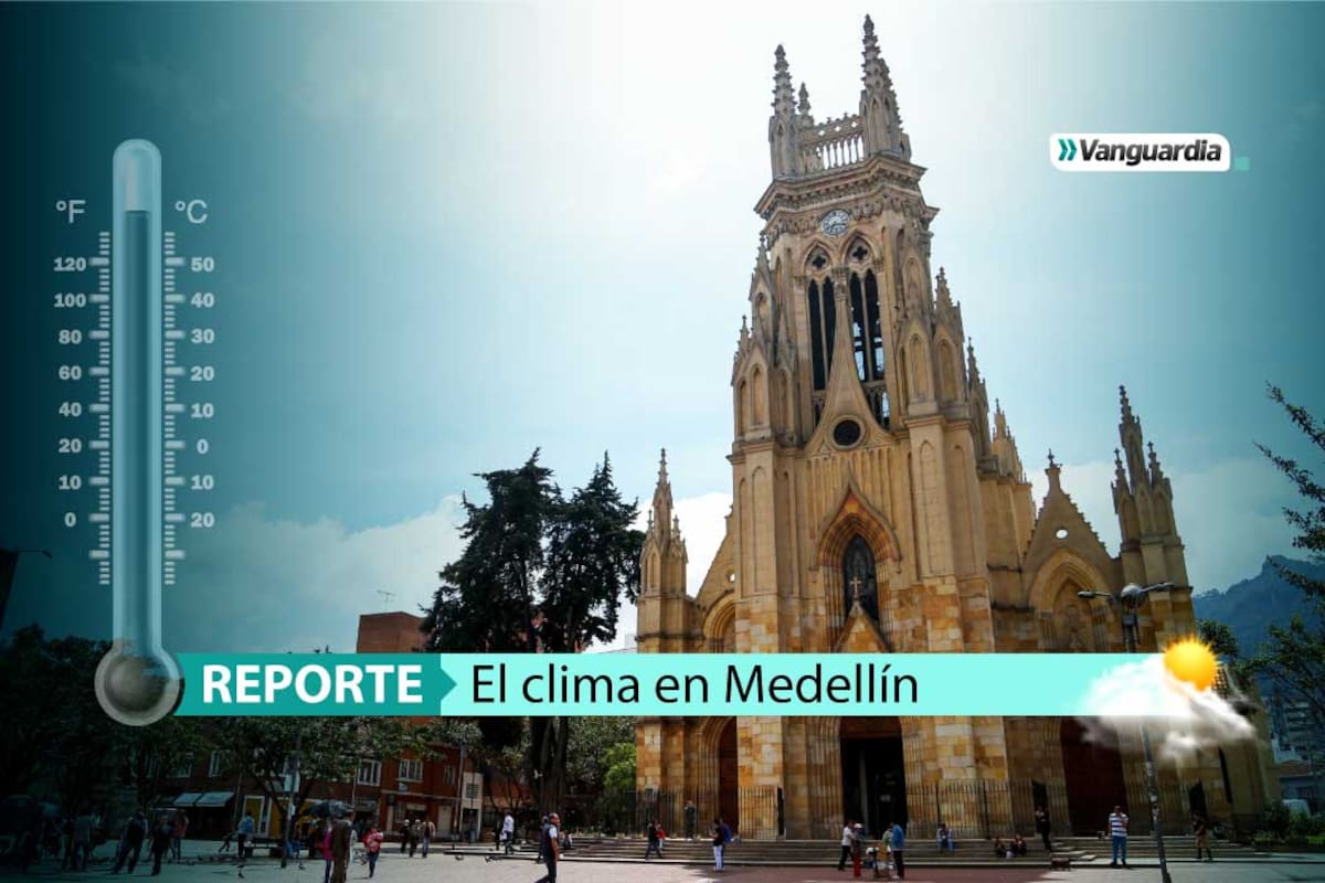 El pronóstico del clima para hoy martes 1 de octubre en Medellín.