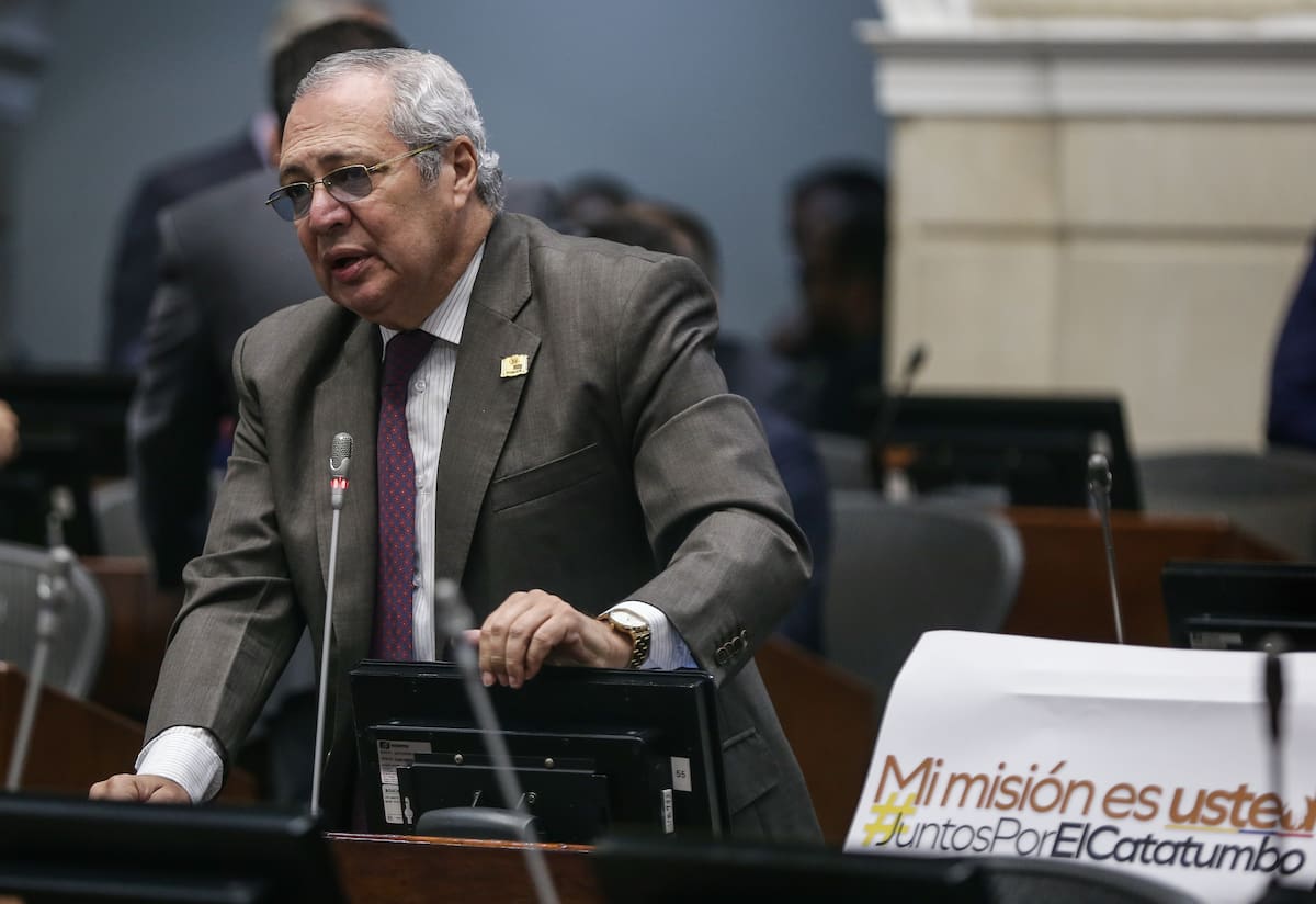 El expresidente del Senado, Ivan Name. // Colprensa - Catalina Olaya.