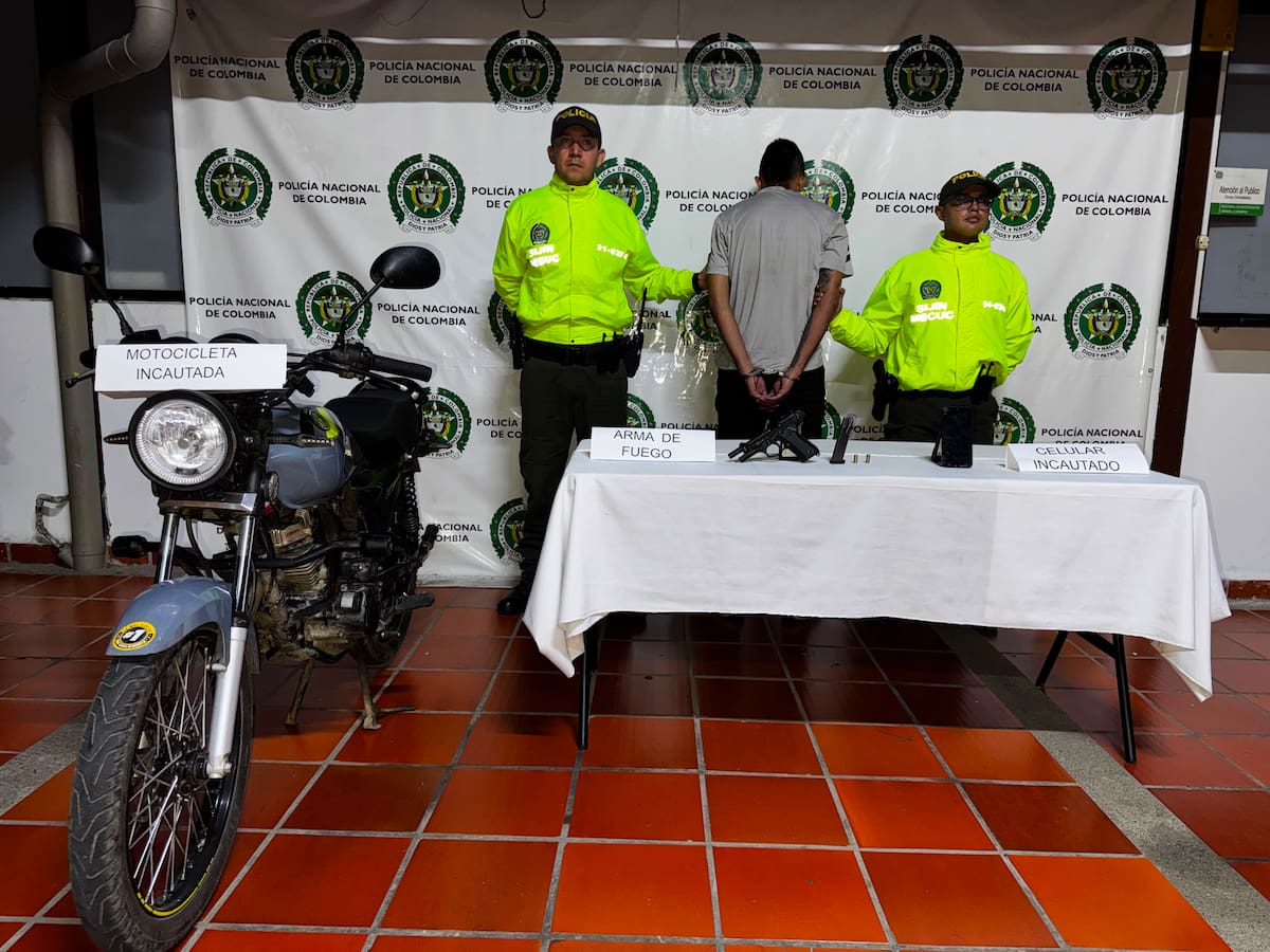 El señalado responsable fue capturado en el barrio Bavaria II, en el norte de Bucaramanga.