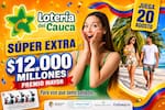 Súper Extra de la Lotería del Cauca: sorteo del jueves 20 de agosto de 2026