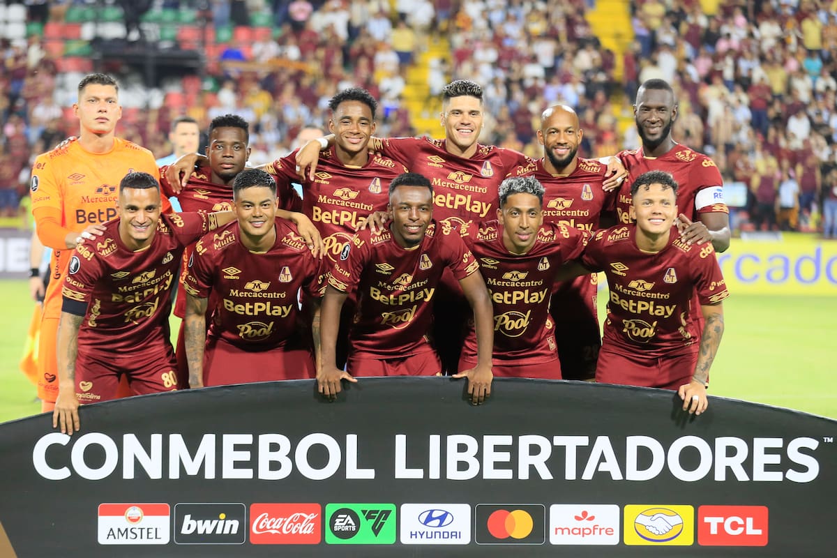 Deportes Tolima perdió de local este martes ante Independiente del Valle.//EFE