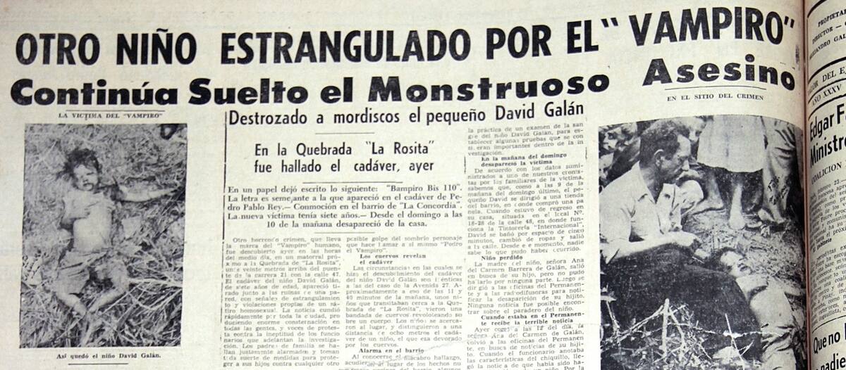 El Vampiro del 55: los crímenes que aterrorizan a Bucaramanga