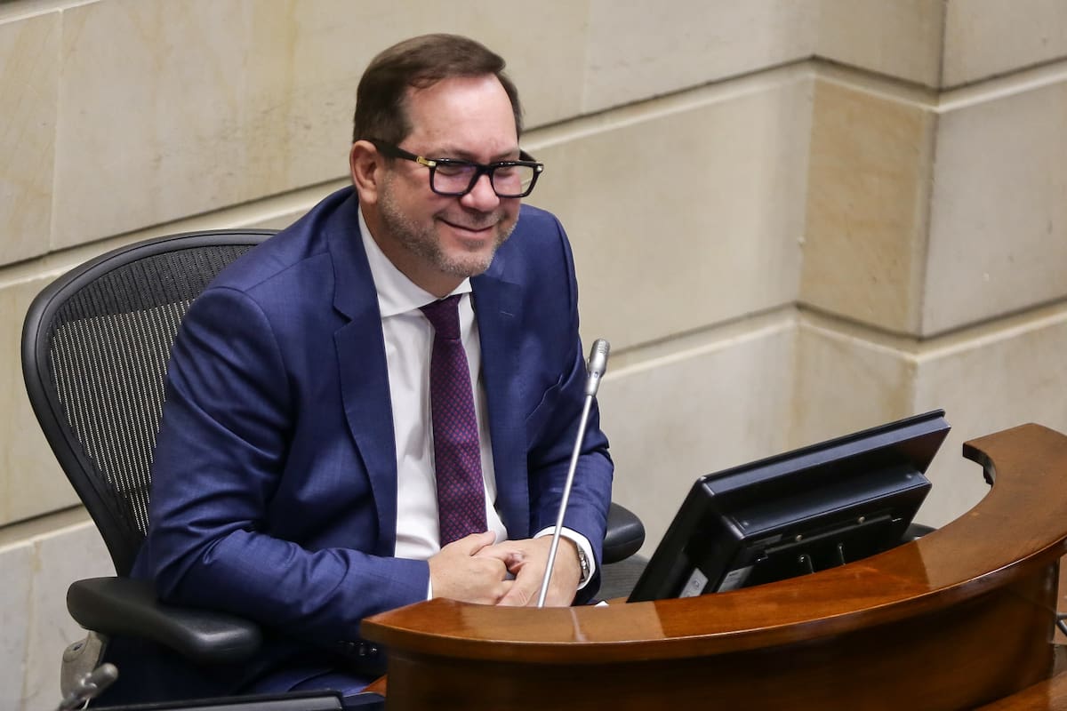 Congresista del Partido Liberal que se ha desempeñado como Senador de la República. En la foto: Lidio Garcia,presidente del Senado. (Colprensa - Catalina Olaya)