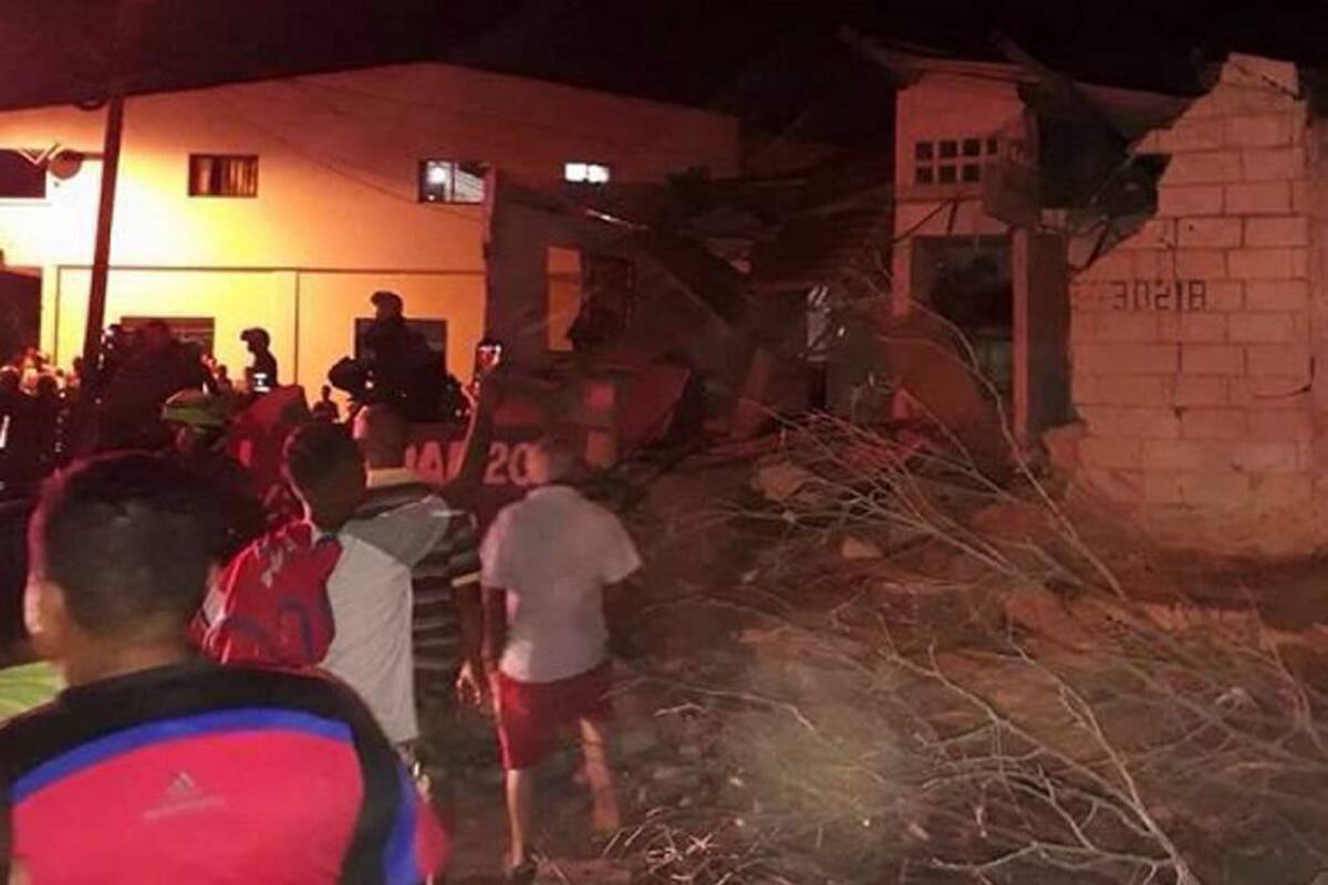 En comunicado publicado en redes sociales, el Eln se atribuye el atentado al CAI en Soledad, Atlántico. (Foto: Colprensa /VANGUARDIA LIBERAL )