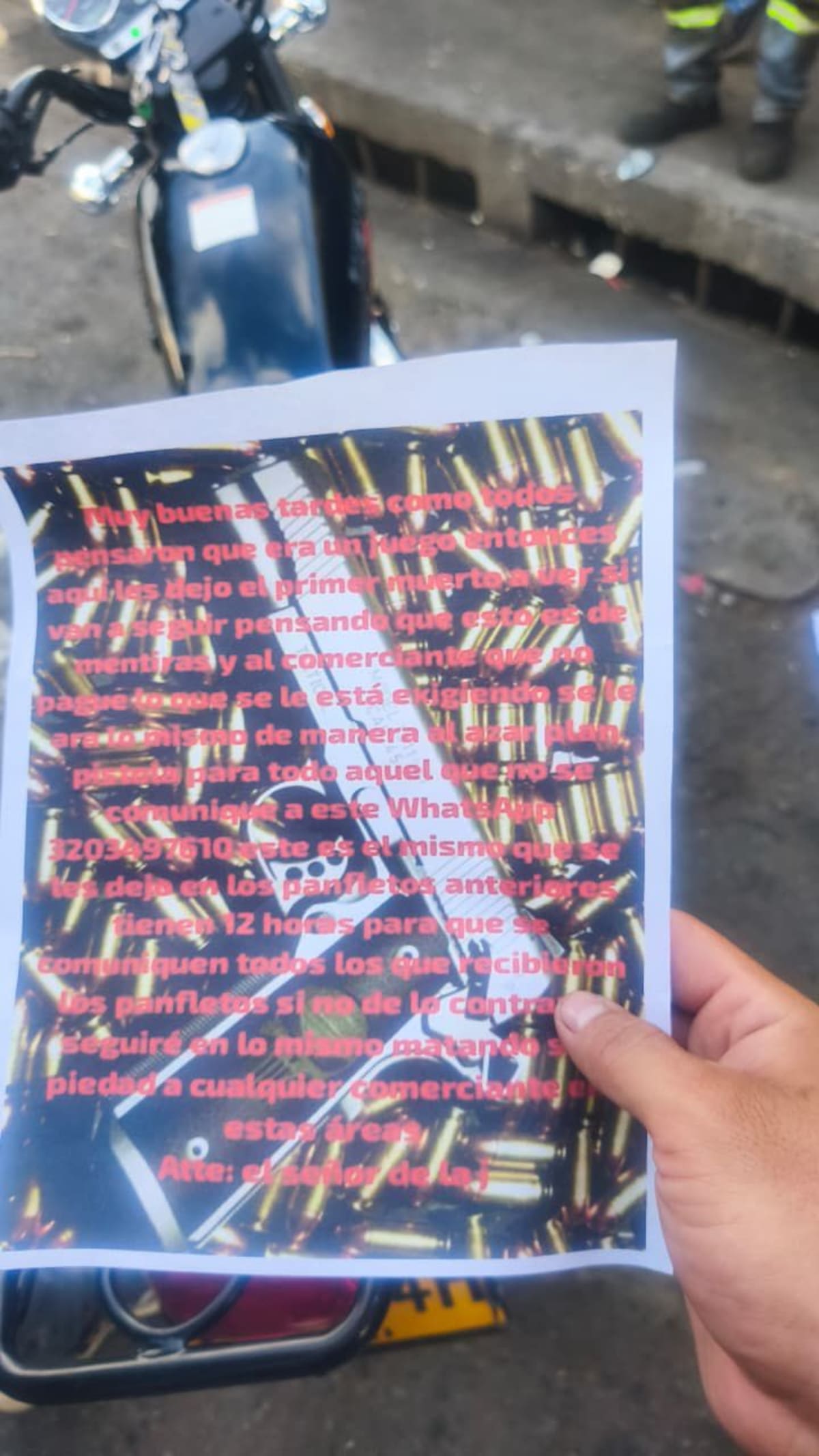 Elementos hallados en el lugar