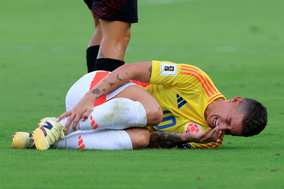 James Rodríguez es una de las figuras de Colombia. EFE/ Ricardo Maldonado Rozo