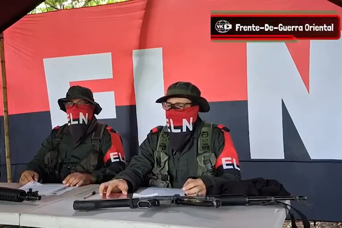 Eln impone “penas de prisión” a funcionarios secuestrados en Arauca.
Foto: captura de video.