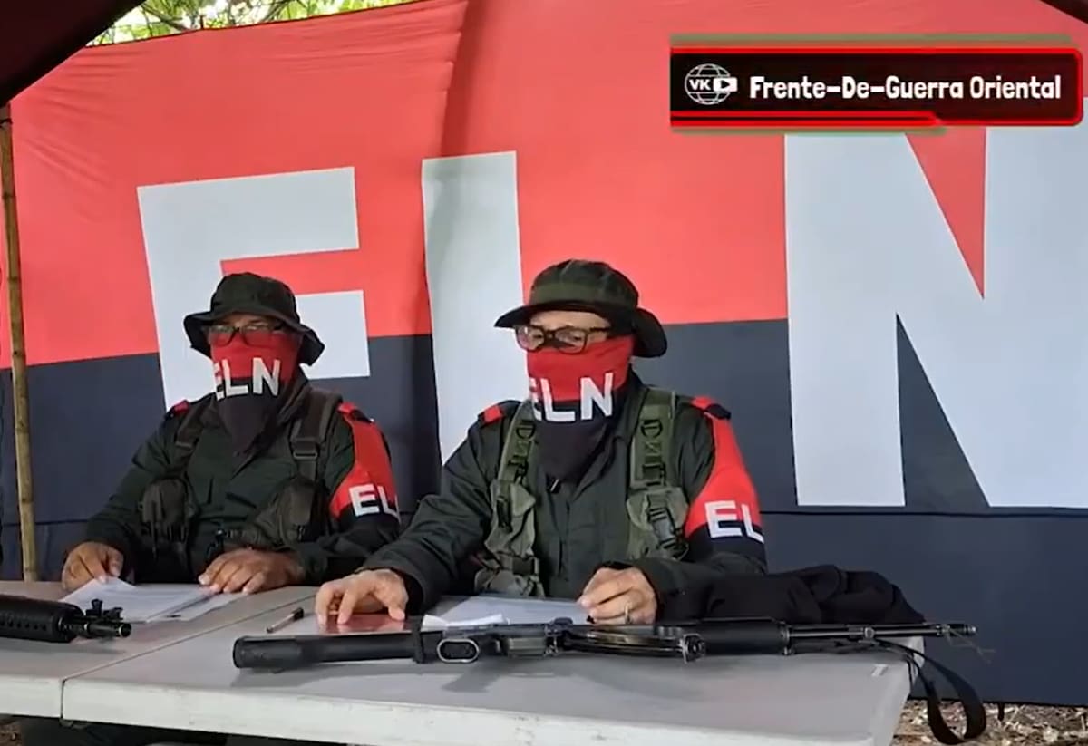 Eln impone “penas de prisión” a funcionarios secuestrados en Arauca.
Foto: captura de video.