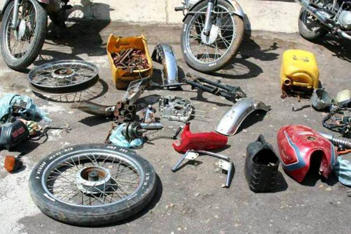 Muchas motocicletas, que fueron robadas el año pasado en Bucaramanga, fueron desarmadas para ofrecer sus partes a los mejores postores.