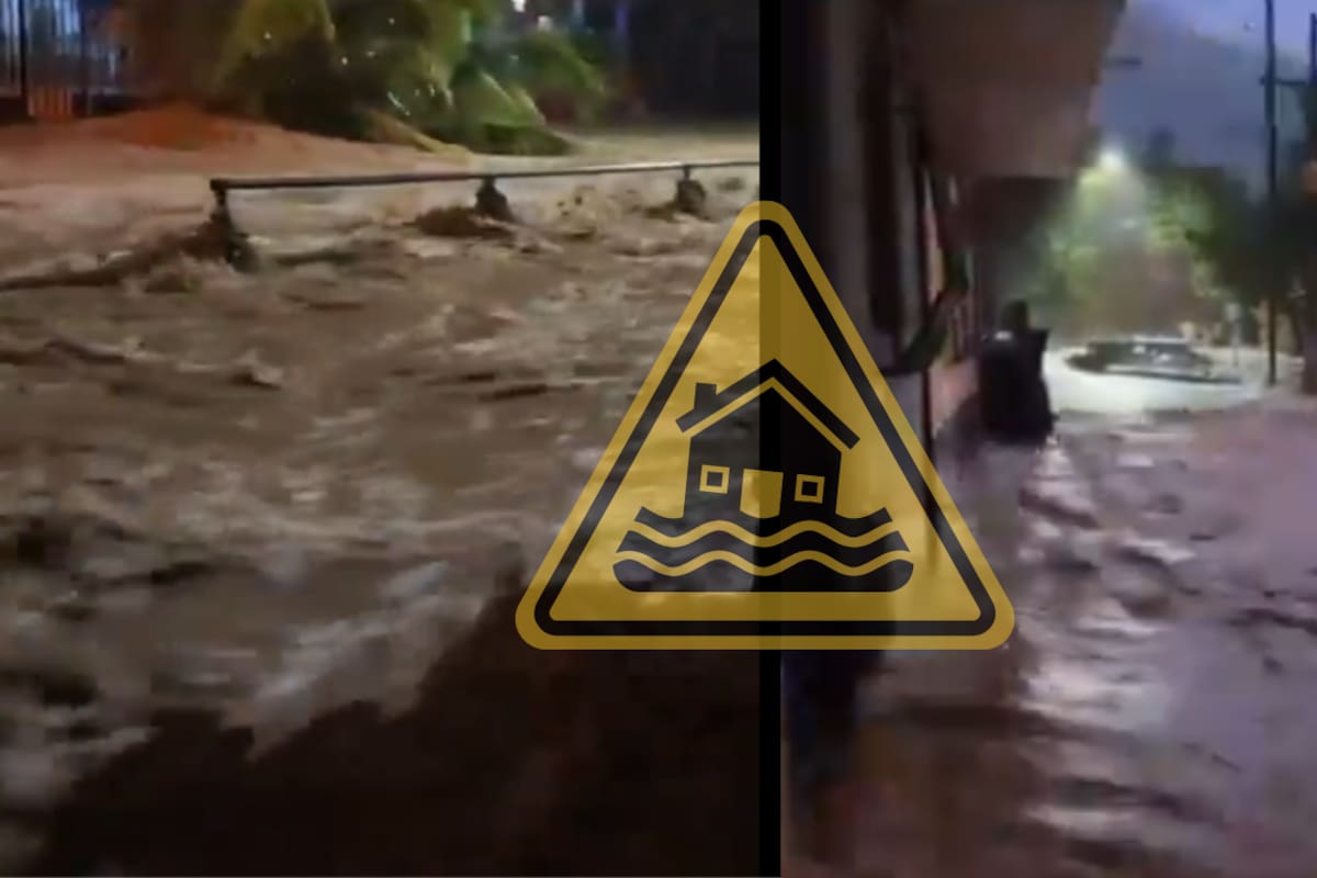 Rescatistas y personal de Dapard trabajan en Caracolí para asistir a las familias afectadas por el desbordamiento. Imagen de captura-Tomadas de: Video en X