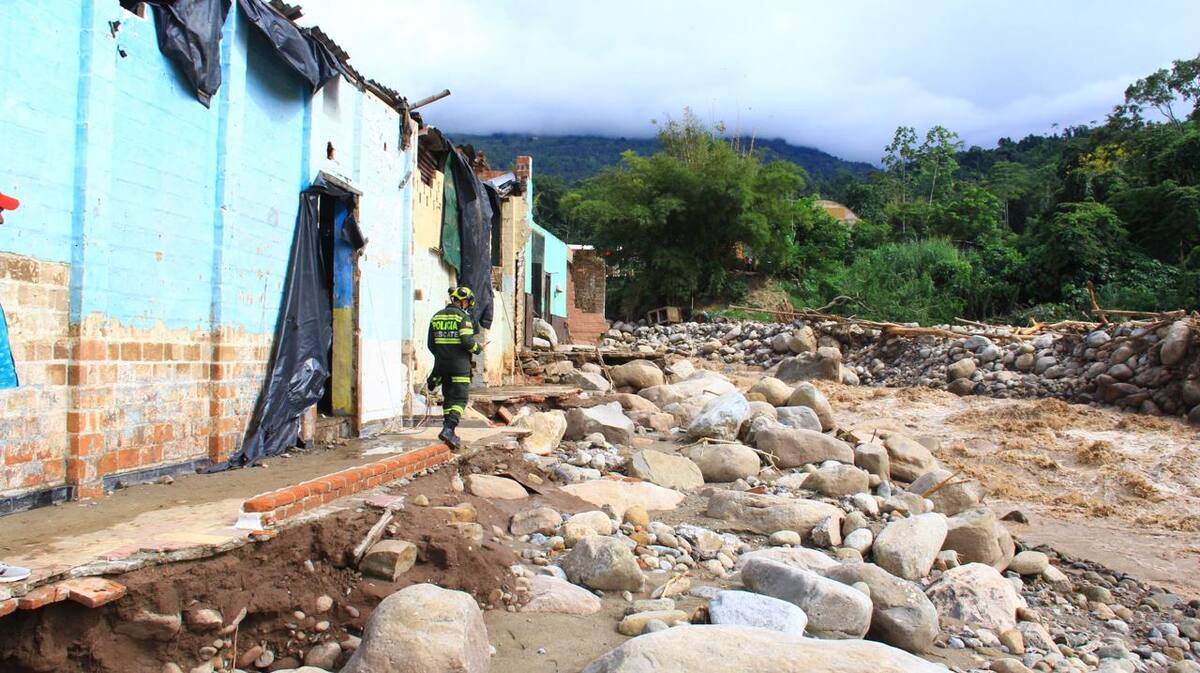 Emergencia en San Vicente de Chucurí (Suministradas por la Gobernación de Santander / VANGUARDIA)