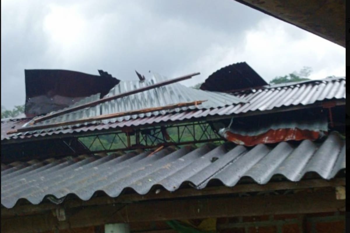 Emergencia en San Vicente de Chucurí: lluvias cierran la vía a Bucaramanga y dejan más de 50 viviendas afectadas