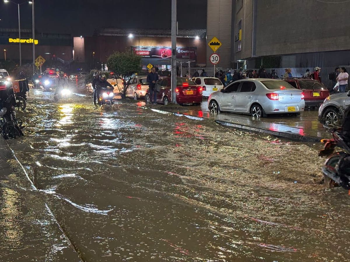 Emergencia en Soacha por inundaciones. Foto: Redes Sociales