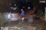 Emergencias por lluvias en Barichara dejan lesionados y vías afectadas