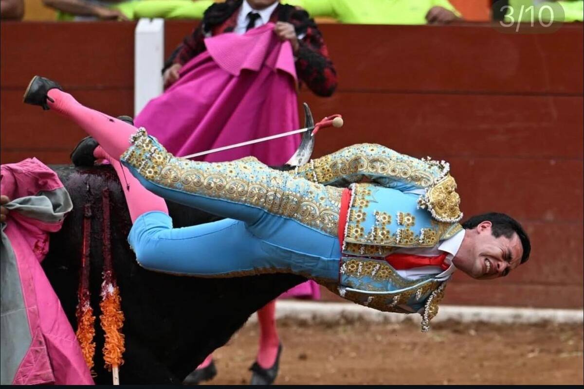Emilio Macías, torero que sufrió una cornada en Tlaxcala, México. / Tomada de redes sociales