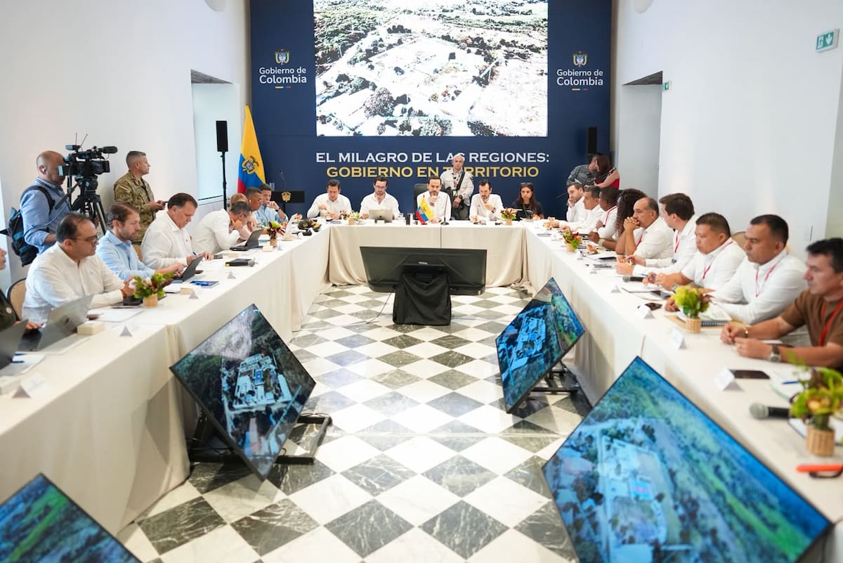 El Gobierno de Abelardo de la Espriella realizó empalme con Cartagena y Bolívar. // Foto: Cortesía - Presidencia de la República.