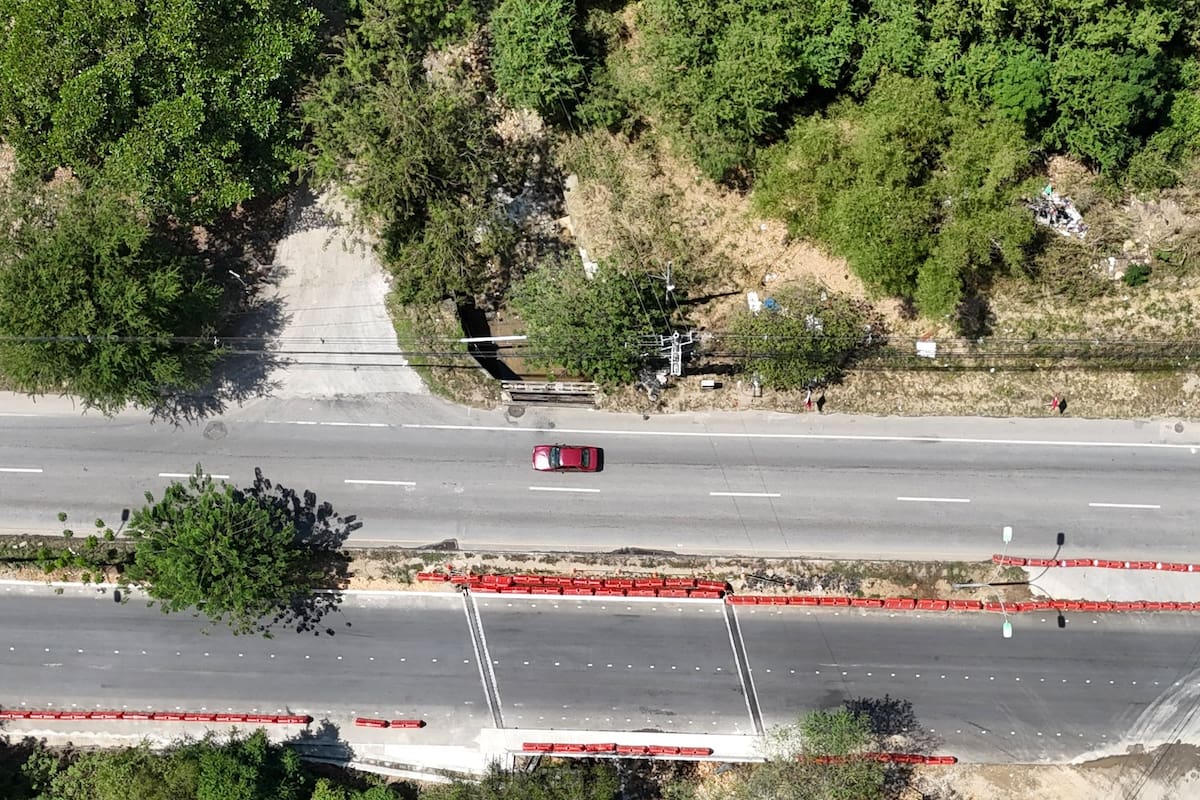 En Bucaramanga entregan renovado tramo vial en la vía Chimitá: así se ve