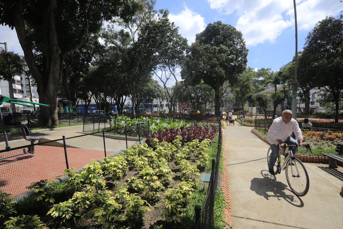 Para la protección de estos jardines, las autoridades instalaron mallas y encerraron las zonas verdes del escenario. (Foto: Jaime Moreno / VANGUARDIA)