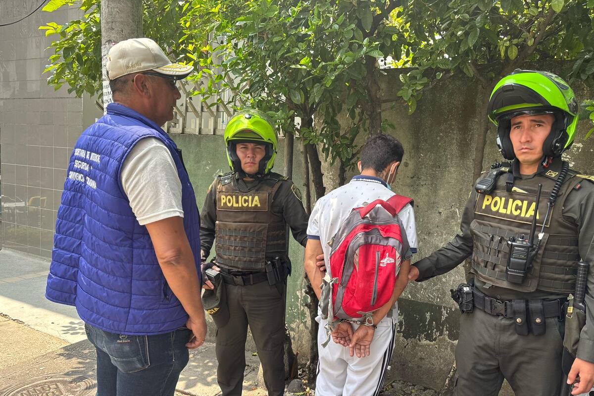 En el sector de Cañaveral, en Floridablanca, se produjo la detención de alias 'Pirry', de nacionalidad extranjera.