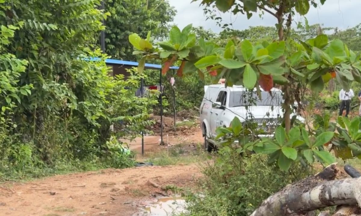 En esta vivienda del barrio El Rangel ocurrió la masacre que dejó tres personas muertas y otra más herida.