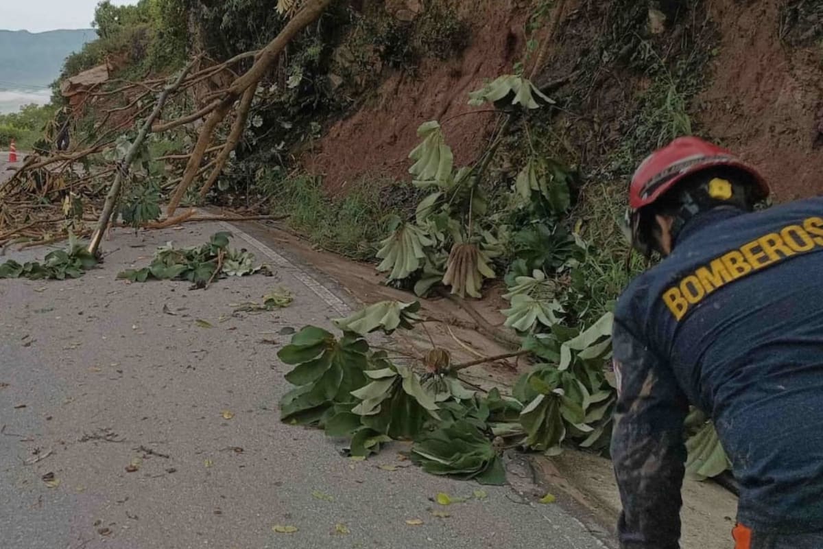En Girón fue habilitado el paso para vehículos hacia la vereda Acapulco