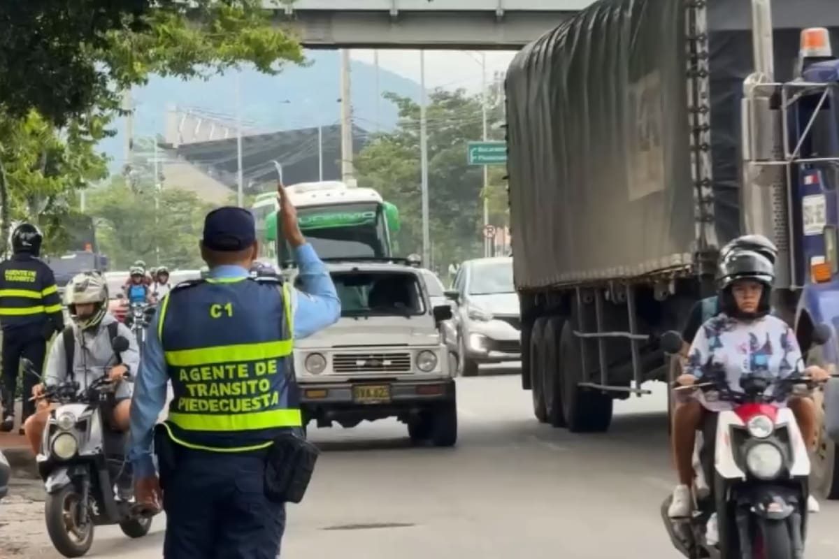Estos ajustes en vías del casco urbano de Piedecuesta se adoptaron a través de la expedición de la Resolución N° 091 de 2024. (Foto: suministrada / VANGUARDIA)
