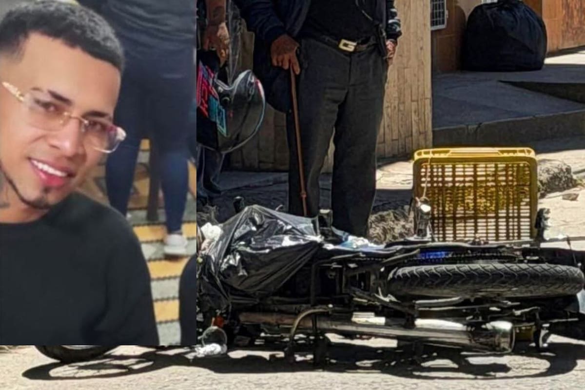 En video: domiciliario falleció tras trágico accidente de tránsito