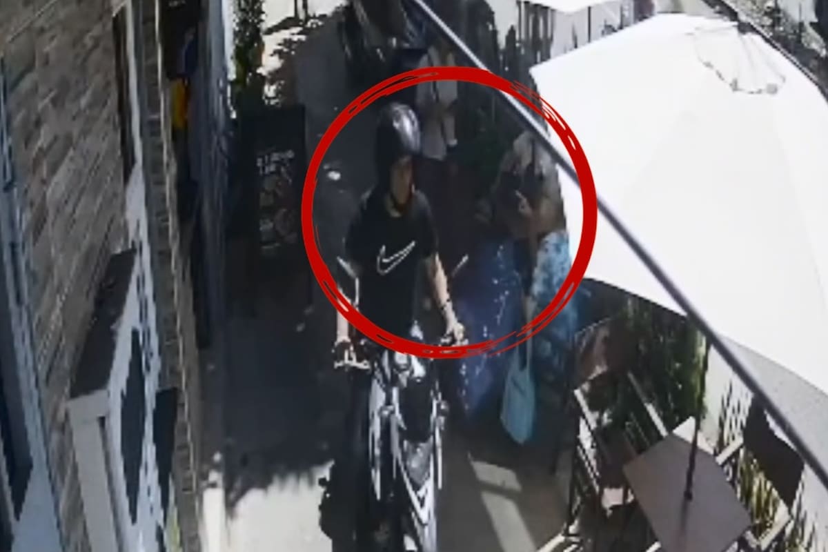 En video quedo registrado el actuar de un ladron de celulares en Bcuaramaga: así operaba