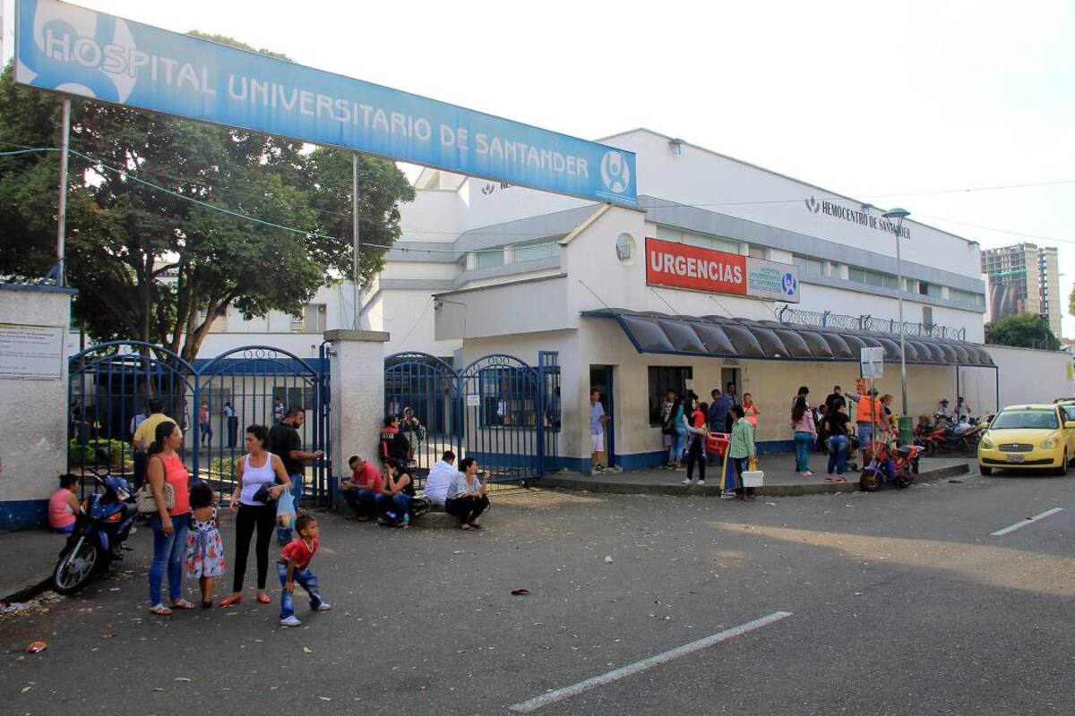 Javier Lizarazo, de 23 años, permanece en el Hospital Universitario de Santander. (Foto: Archivo / VANGUARDIA LIBERAL)