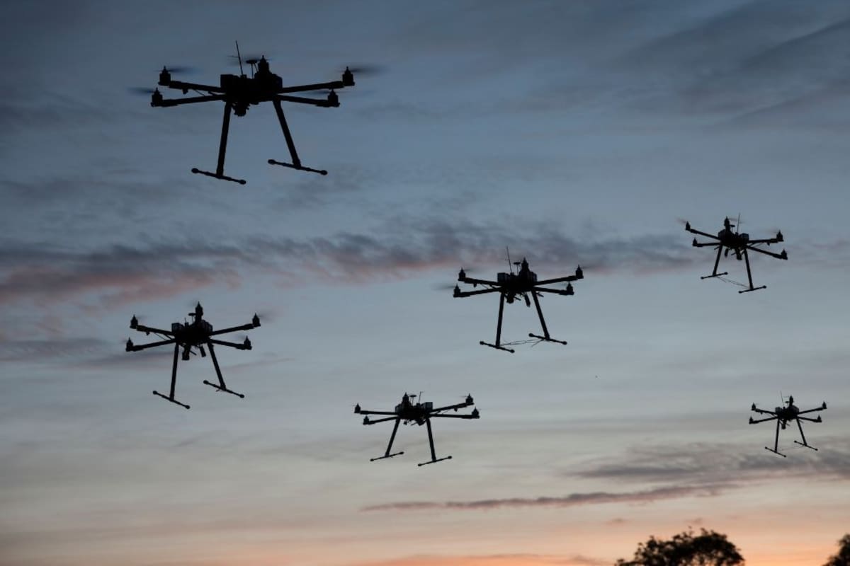 Enjambre de drones atacó la estación de Policía de El Carmen y causó daños materiales. | Foto: Vanguardia.
