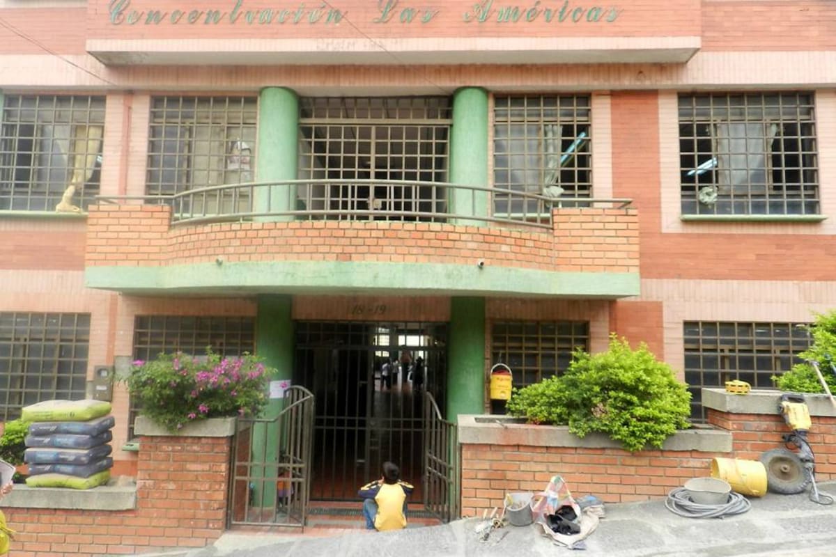 De darse las condiciones, la sede C del colegio San Carlos, Concentración Santa Teresita de las Américas, iniciaría la jornada única. Situación que se definirá en próximos días. (Foto: Nancy Acuña R. / VANGUARDIA LIBERAL)