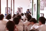 Los rotarios entregaron libros a la Casa de la Cultura de Cabrera
