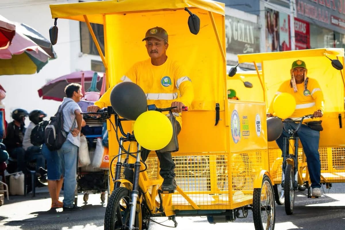 Recicladores de Barrancabermeja recibieron 38 triciclos, algunos con asistencia eléctrica, para facilitar la recolección de material aprovechable y mejorar las condiciones en las que desarrollan diariamente su labor.
Suministrada/Vanguardia