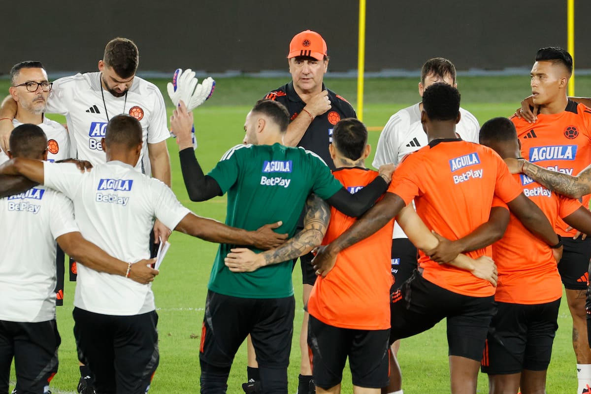 El seleccionador de Colombia Néstor Lorenzo. // EFE