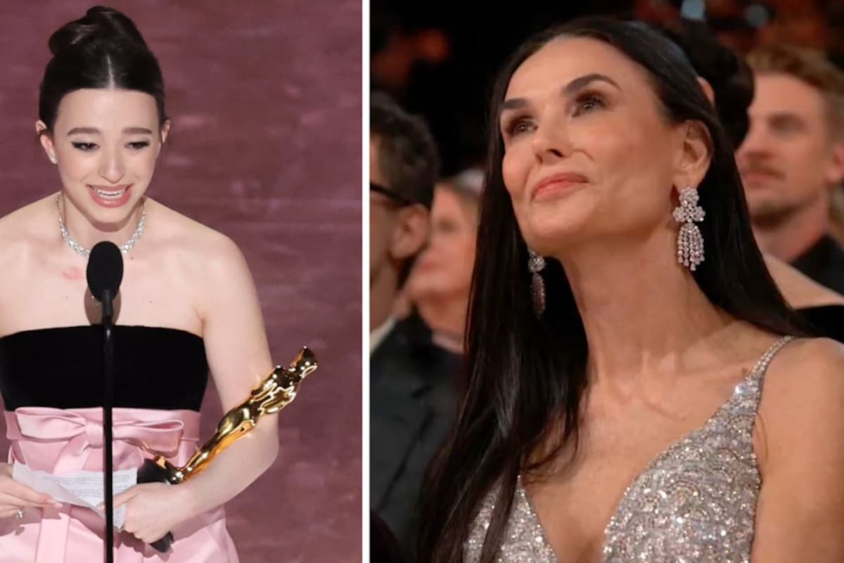 Varios actores, actrices y productores manifestaron también su desconcierto ante la pérdida de Demi Moore en los Oscar 2025. Foto tomada de redes sociales/VANGUARDIA